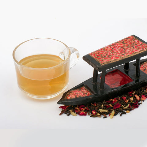 Kashmiri Kahwa Green Tea, Supreme Blend of Green Tea and Indian Spices, Loose Leaf, 100 grams, Makes 50 Cups